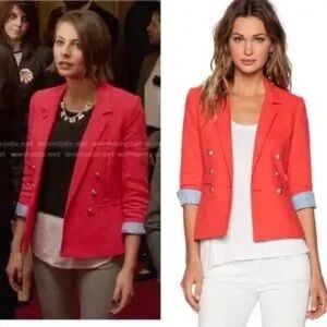 Smythe Blazer. Vibrant Red.